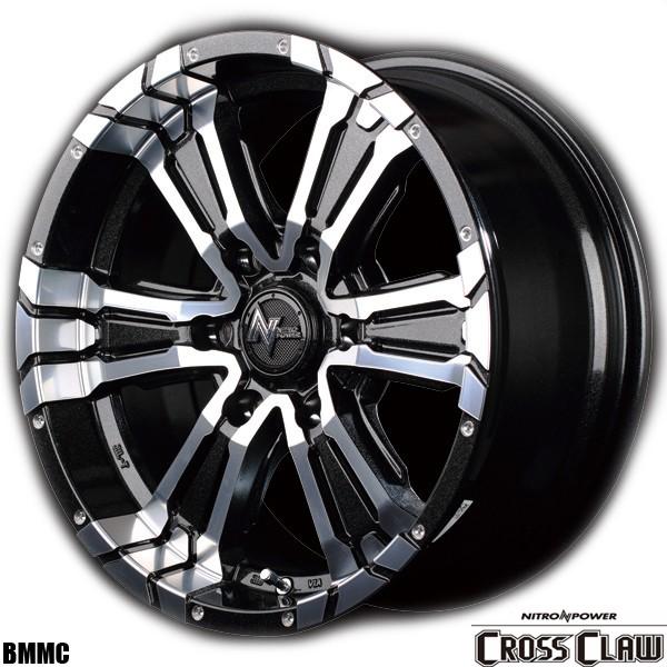 アルミホイール｜NITRO POWER CROSS CLAW｜17×6.5 +48 139.7 6H〈4枚