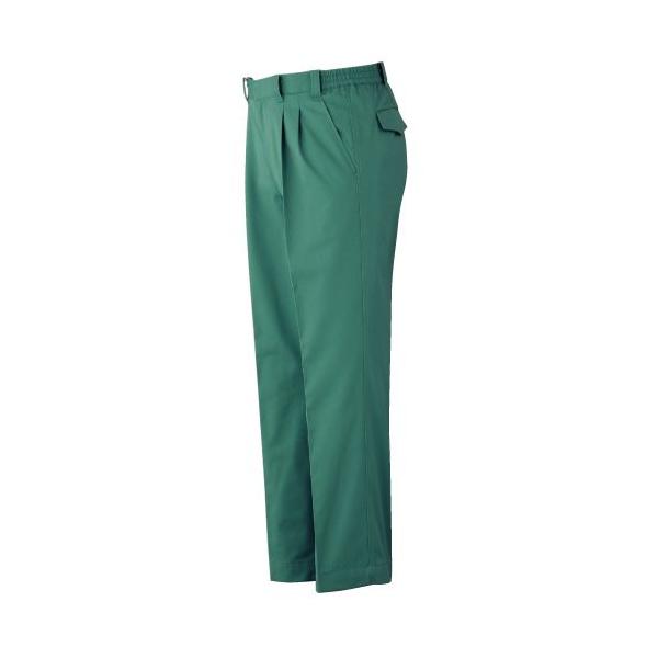 ミドリ安全 男子スラックス G486 下 グリーン 作業着 作業服 : ミドリ