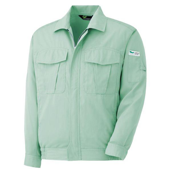 ミドリ安全 ベルデクセルフレックス VES 2146春夏上衣 男女兼用 グリーン メンズ レディース 作業着 作業服 男性用 女性用 消臭 ベルデクセル ミドリ安全 ベルデクセルフレックス VES 2146春夏上衣