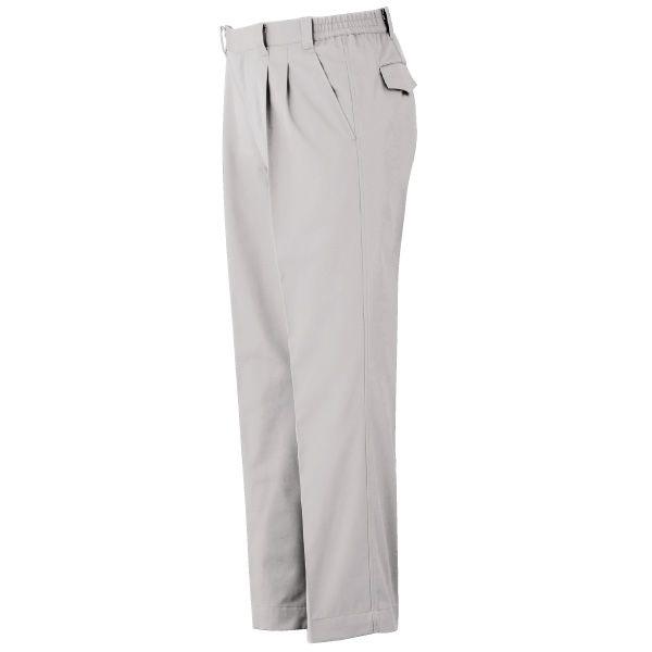 ミドリ安全 男子サマースラックス GS481 下 シルバーグレー メンズ