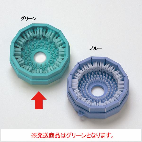 ジーエス環境システム つめっこ除菌ブラシ グリーン