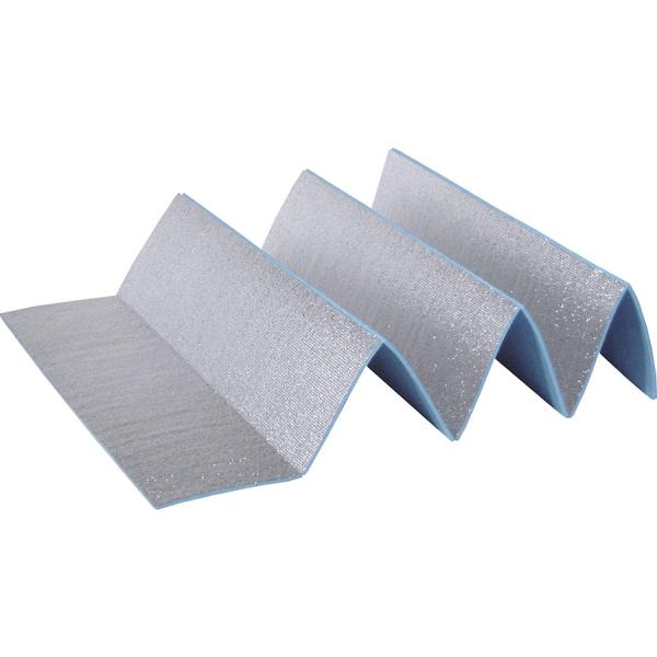 【素材・材質】アルミ蒸着フィルム、発泡ポリエチレン、PETフィルム【サイズ】本体寸法:W600×D1850×H5mm保管寸法:W155×D600×H70mm【重量】235g【特徴】■折りたたみできて持ち運びしやすいアルミマット■地面から冷気...