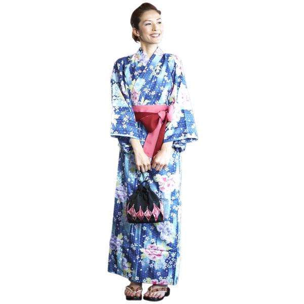 浴衣日本製旅館浴衣帯付浴衣セット女性婦人レディース着物和装部屋着ルームウェア 青牡丹 Buyee Buyee 提供一站式最全面最專業現地yahoo Japan拍賣代bid代拍代購服務