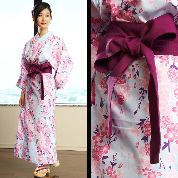 浴衣日本製旅館浴衣帯付浴衣セット女性婦人レディース着物和装部屋着ルームウェア 水色桜 Buyee Buyee 提供一站式最全面最專業現地yahoo Japan拍賣代bid代拍代購服務