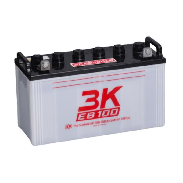 3K-EB100LR サイクルバッテリー 業務用 岐阜バッテリー販売 電動フォークリフト 床洗浄機 120Ah 20時間率 L型端子(右) 6ヶ月保証 法人限定