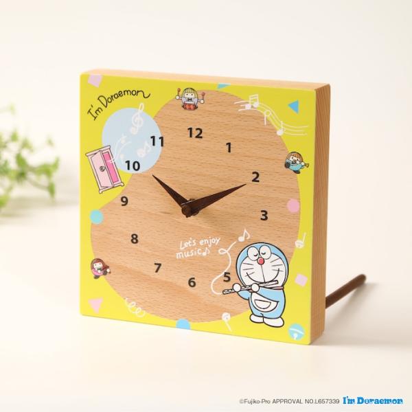 I'm Dorami 木製身長計 60cm-180cm　ドラえもん 壁掛け時計 木製 アイムドラえもん 音楽さんぽ キャラクター おしゃれ