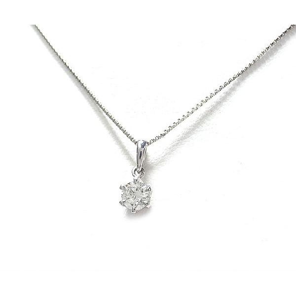 緑屋質屋】特選ジュエリー ダイヤモンドネックレス 0.31ct Pt900/850  