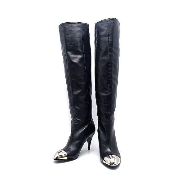 値下げしました！CHANEL ロングブーツ 甘辛MIXコーデにぴったりの一足♪】CHANEL ロングブーツ (CHANEL