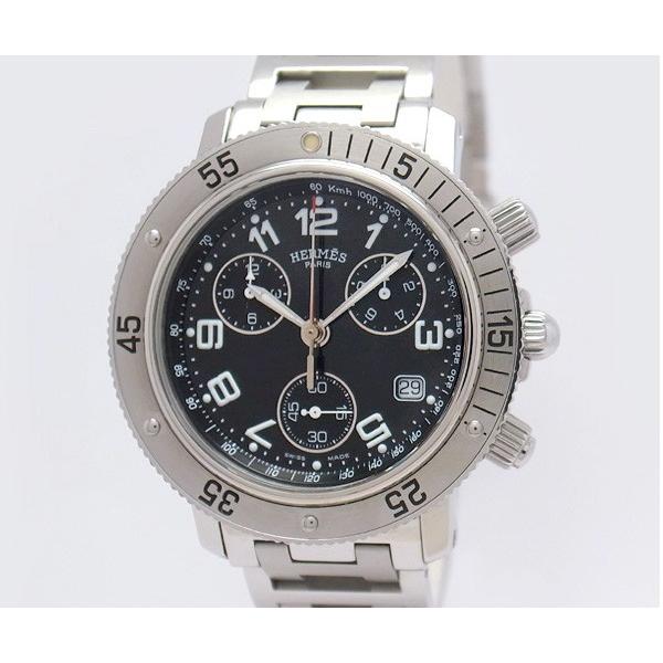 緑屋質屋 エルメス クリッパーダイバー クロノグラフ Cl2 910 メンズサイズ 中古 緑屋質屋 通販 Yahoo ショッピング