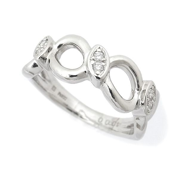 緑屋質屋】ミキモト(ペルリータ) ダイヤモンド リング 0.06ct Pt900