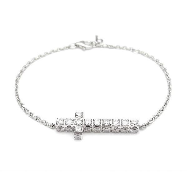 緑屋質屋】ピアジェ ライムライト ダイヤクロスブレスレット 約2.3ct  