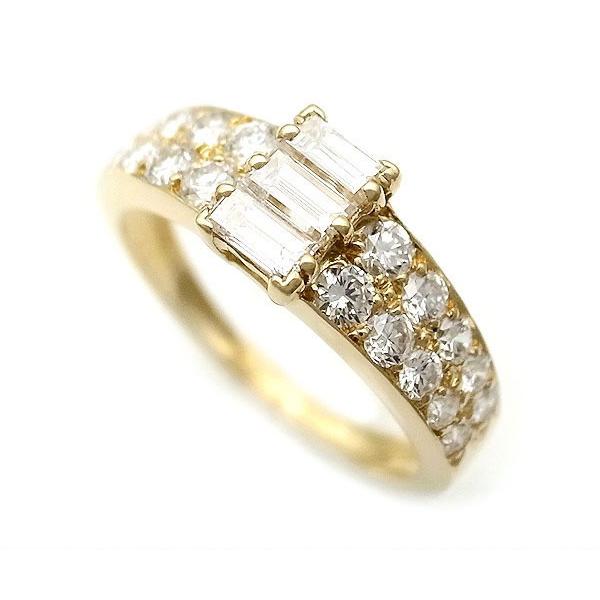 緑屋質屋】ヴァンクリーフ＆アーペル ダイヤモンドリング 1.07ct K18YG  