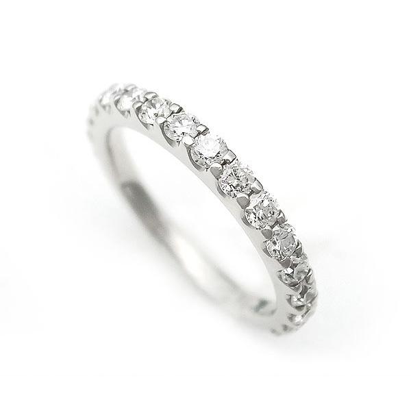 緑屋質屋】ポンテヴェキオ ハーフサークルダイヤリング 0.53ct Pt900 