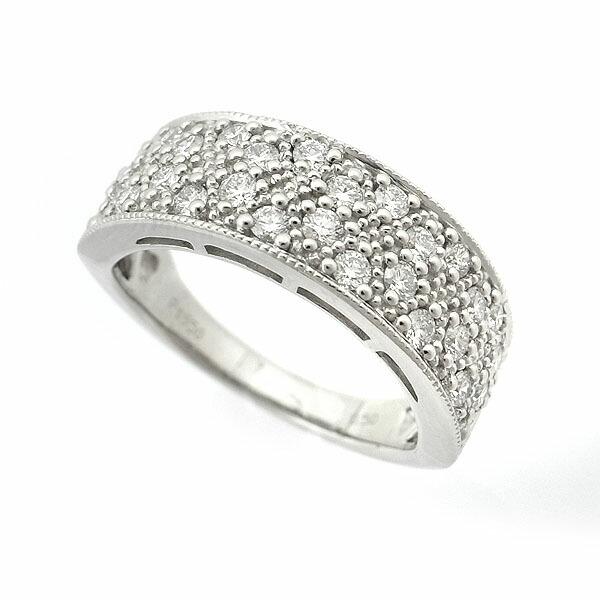 緑屋質屋】特選ジュエリー ダイヤモンド リング 0.50ct Pt950【中古  