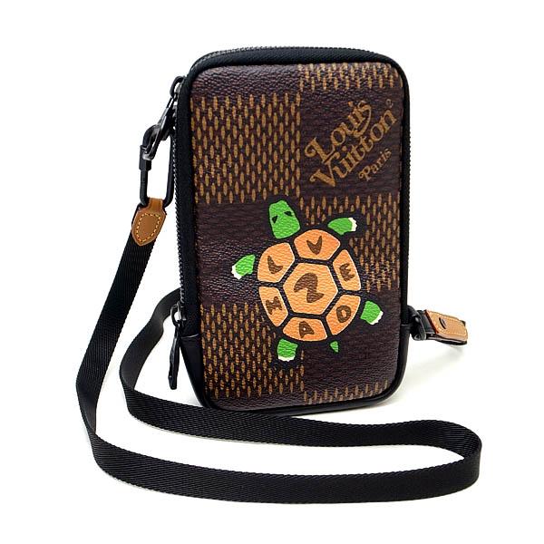 緑屋質屋】ルイヴィトンN40377 ダブルフォン ポーチ ダミエ