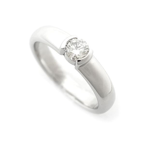 Tiffany ダイヤ　リング 緑屋質屋】ティファニー ドッツ ソリティア ダイヤ リング 0.20ct