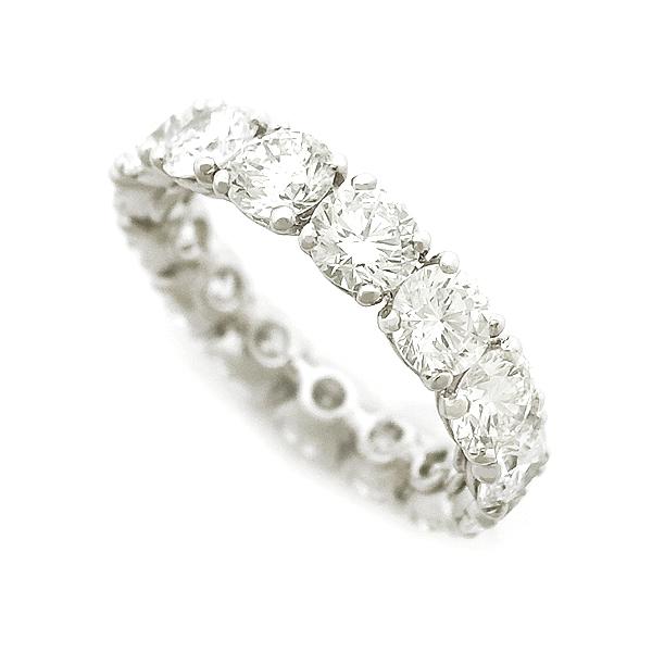 カルティエ フルエタニティー ダイヤモンド リング Pt950 ♯49  