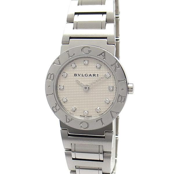 緑屋質屋】ブルガリ BB26SS(BB26WSS/12) ブルガリブルガリ 12Pダイヤ  