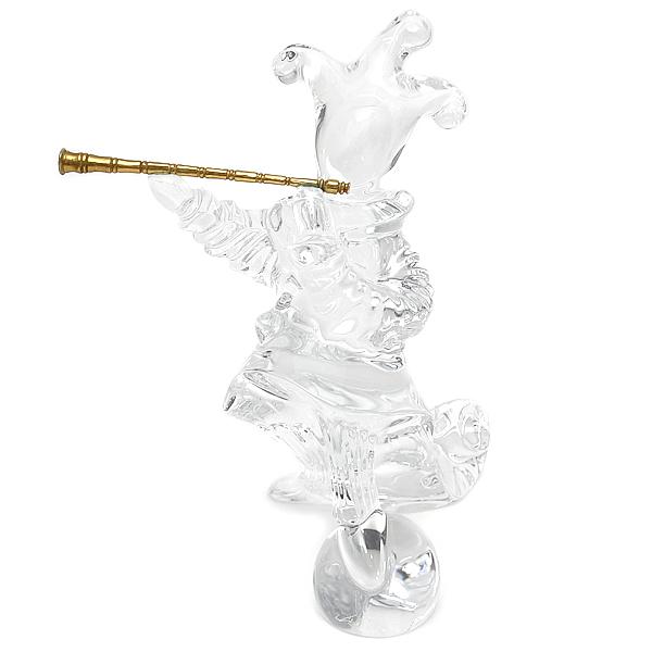 緑屋質屋】バカラ(Baccarat) ペーパーウェイト ピエロ Jean Boggio