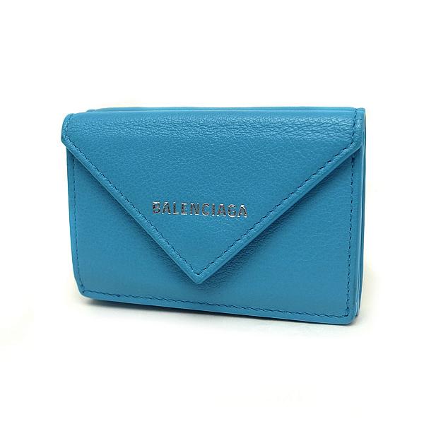 緑屋質屋】バレンシアガ 391446 ペーパー ミニウォレット  