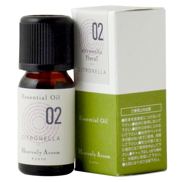 �y�Z�[���E�݌Ɍ���zHeavenly Aroom �G�b�Z���V�����I�C�� CITRONELLA 02 �V�g���l���t���[���� 10ml