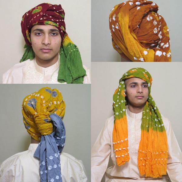 Tar0 ターバン 4カラー ショール ストール アラブ 民族衣装 インド綿１００ 絞り染め グラデーション マフラー シーク教徒 Buyee 日本代购平台 产品购物网站大全 Buyee一站式代购 Bot Online