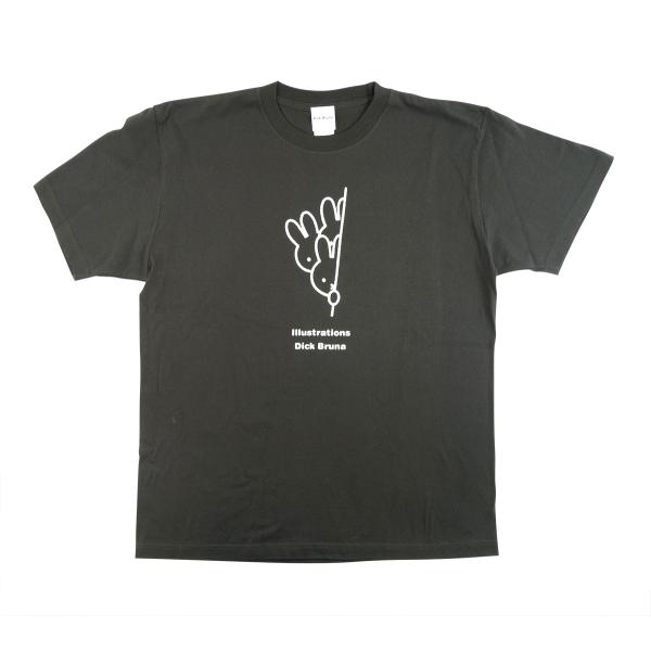 ミッフィースタイル限定　Tシャツ　のぞき　ブラック