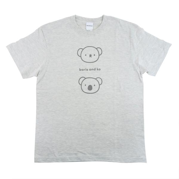 ミッフィースタイル限定　Tシャツ　ボリス＆コー　オートミール