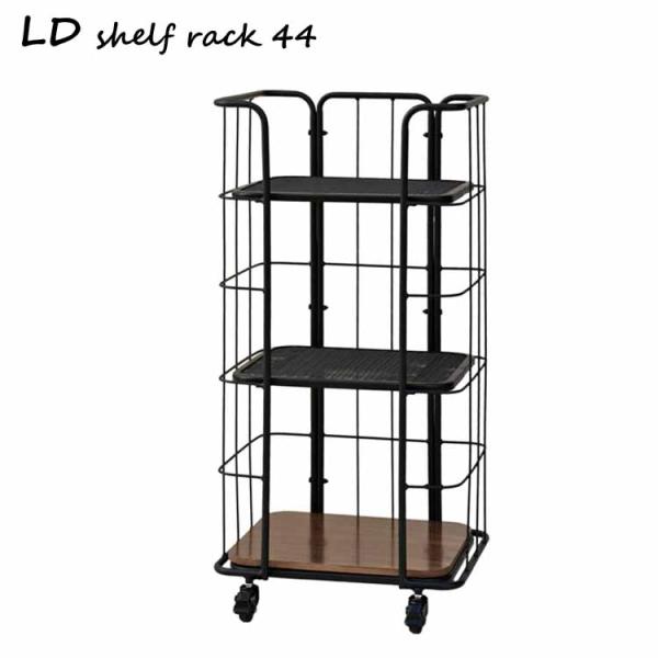 1950年 フランス製ヴィンテージCDラック。インダストリアル・レトロスタイル LD シェルフラック 44 ブラックスチール メッシュ