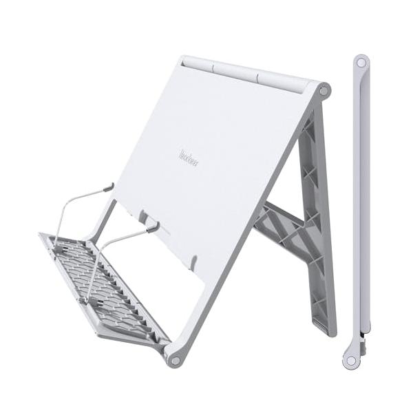 モダンホワイト/30×22×1.3 cm/Book Stand black and white・Color:ホワイト・パッケージ個数:1・サイズ長さ: 30cm 幅: 22cm 厚さ: 1.3cm 重さ: 360g　　本を置くところはA４サ...