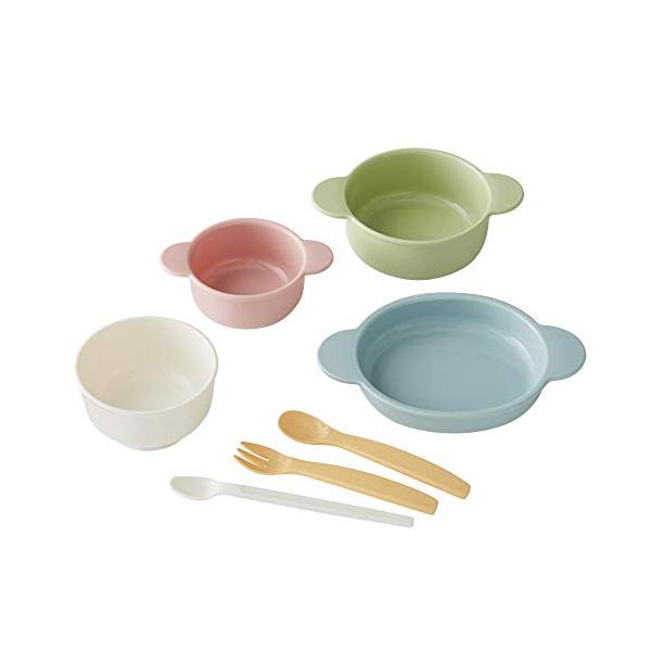他サイト： コンビ はじめて離乳食 かさなる食器 収納じょーず 7点セットの商品画像
