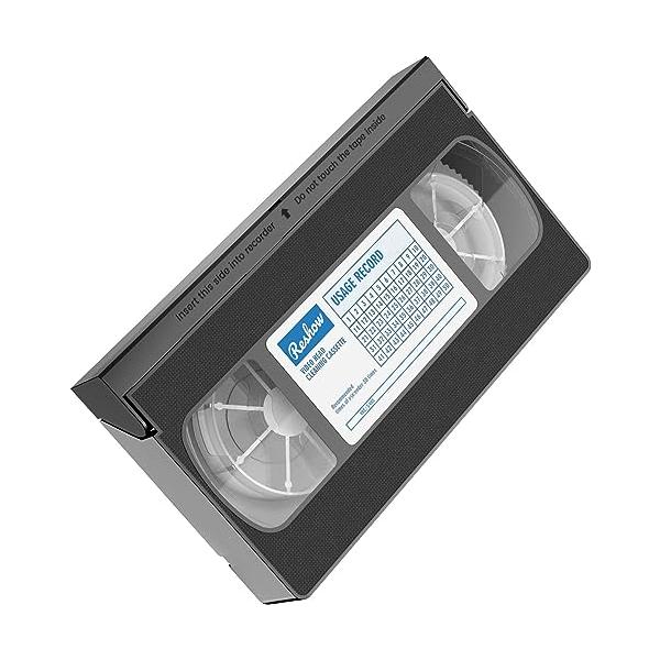 他サイト： Reshow VHS/VCRプレーヤー用クリーンテープ ドライテクノロジー 液体不要 30回まで再利用可能の商品画像