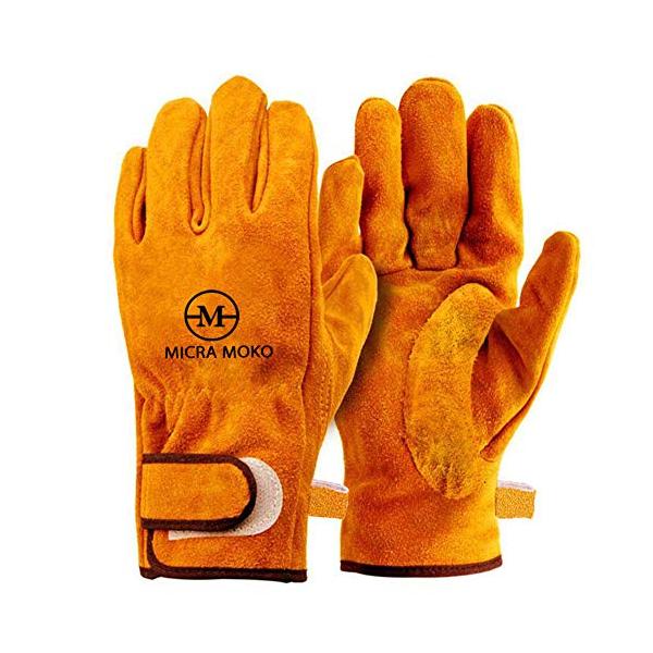 他サイト： §Ｍ∞ＭＩＣＲＡ　ＭＯＫＯ キャンプ・BBQ用耐熱グローブ ダッチオーブン対応 牛革手袋 焚き火・アウトドアクッキング用 キャンプ用品耐熱試験合の商品画像