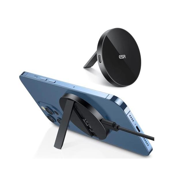 他サイト： iF受賞ESR HaloLockキックスタンドワイヤレス充電器 MagSafe対応 iPhone 16/15/14/13/12 AirPodsの商品画像