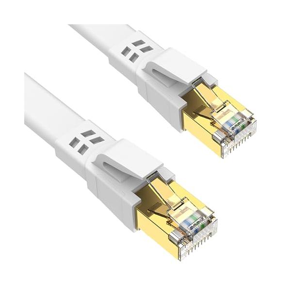 CAT8 LANケーブル 1m ウルトラフラット 40Gbps/2000MHz CAT8 LANケーブル 1m ウルトラフラット 40Gbps/2000MHz Amazon.co.jp