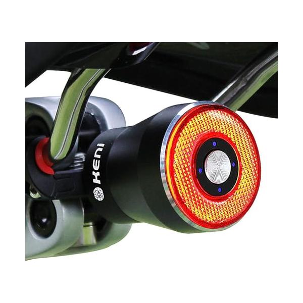 他サイト： テールライト 自転車 G keni ブレーキランプ アルミ合金製 自動点滅 自動消灯 高輝度 長時間連続点灯 USB充電式 IP65防水 ロードの商品画像