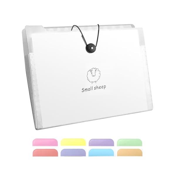 ドキュメントファイル A4 8仕切り 2本セット 蛇腹 ファイル ジャバラ