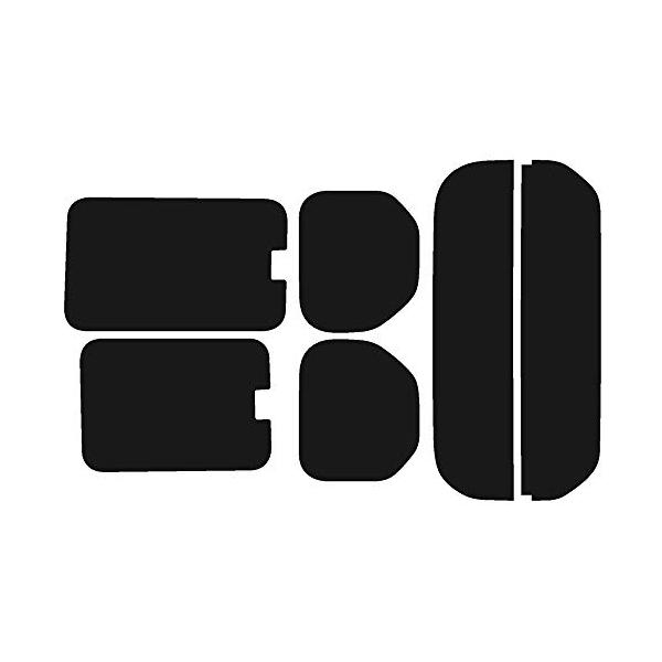 他サイト： Velocity カーフィルム リアセット NVAN ハイルーフ 対応 JJ1 JJ2 開閉窓 ダークスモークの商品画像