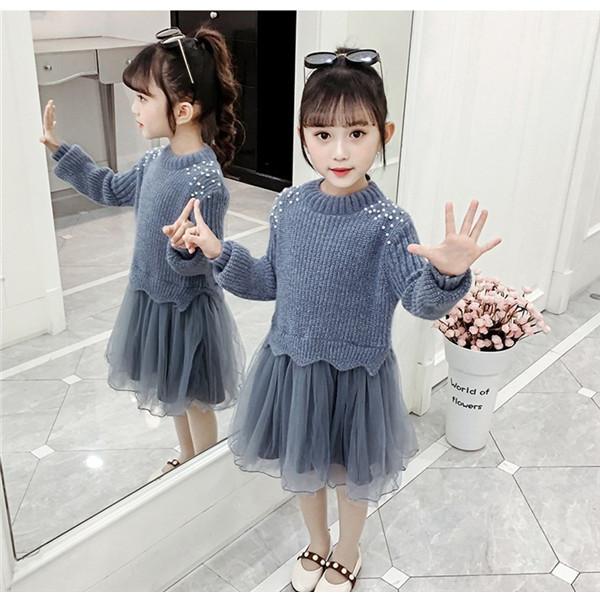 店内全品5000円以上で送料無料 セーターワンピース キッズ プリンセスドレス チュール切替 裏起毛 長袖 可愛い 人気 暖かい おしゃれ 冬服 Corkz ミニョンショップ 通販 Yahoo ショッピング