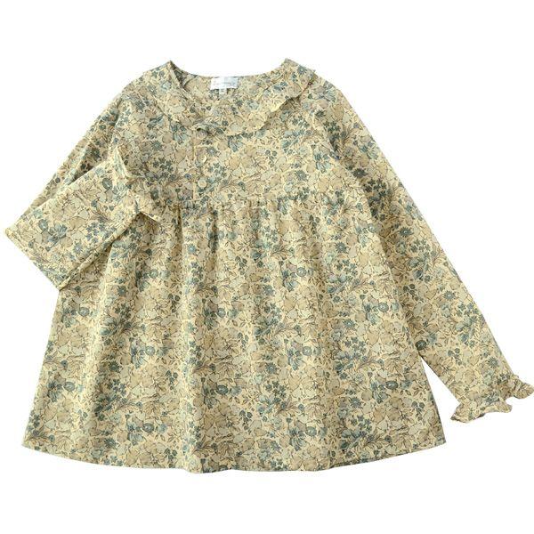 LIBERTY.（リバティ） 花柄チュニック/ブルー : mignon - 通販 - Yahoo