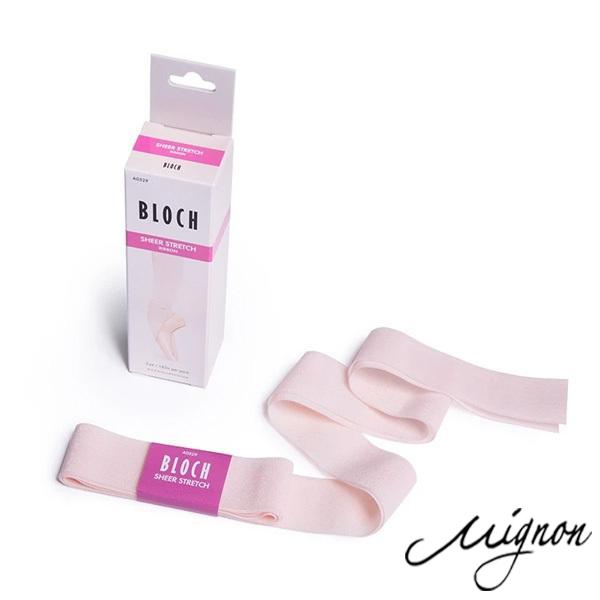 BLOCH ブロック トゥシューズ ピンク5 XX 24cm リボン付 BLOCH トウシューズ リボン ブロック シアーストレッチ 1足分