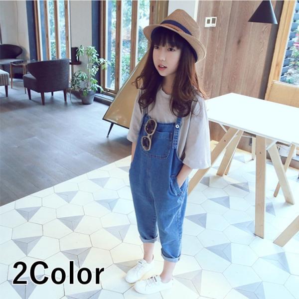 デニムサロペットパンツ オーバーオールデニム つなぎ ジーンズ Gパン 子供服 キッズ 小学生 男の子 女の子 男児 女児 定番 カジュアル ゆったり Buyee 日本代购平台 产品购物网站大全 Buyee一站式代购 Bot Online