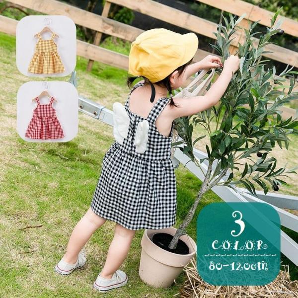 ギンガムチェック ワンピース ベビー キッズの人気商品 通販 価格比較 価格 Com