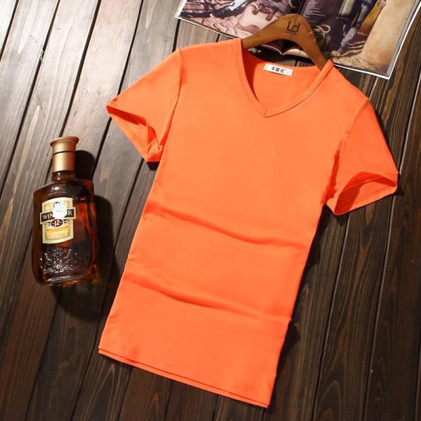 Tシャツ 半袖 Vネック クルーネック メンズ トップス カットソー タイト スリム ぴったりめ カラバリ豊富 シンプル 無地 単色 ソリッドカラー Buyee Buyee 일본 통신 판매 상품 옥션의 대리 입찰 대리 구매 서비스