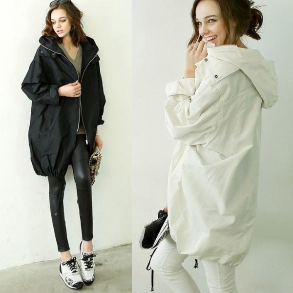 フード付 ロングジャンパー マウンテンパーカー ロング丈 ウィンドブレーカー ジップアップ ジャンパー ジャケット ハーフコート レディース アウター Buyee Buyee Japanese Proxy Service Buy From Japan Bot Online
