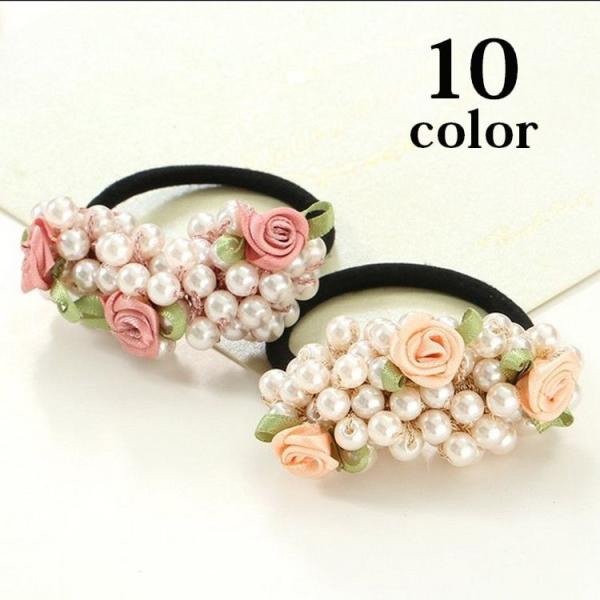ヘアゴム フラワーヘアゴム レディース ヘアゴム フェイクパール ローズ フラワー ヘアアクセサリー ヘアアレンジ まとめ髪 お団子ヘア ヘアアクセ Buyee Buyee Japanischer Proxy Service Kaufen Sie Aus Japan