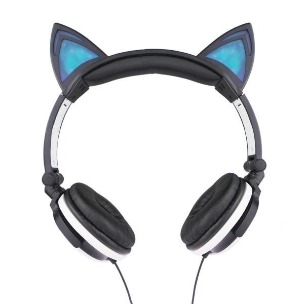 猫耳ヘッドホン 耳が光る 猫耳ヘッドフォン 有線 コスプレ衣装 ファッション イヤホン イヤフォン ねこ耳 ネコ耳 ネコミミ おしゃれ 可愛い