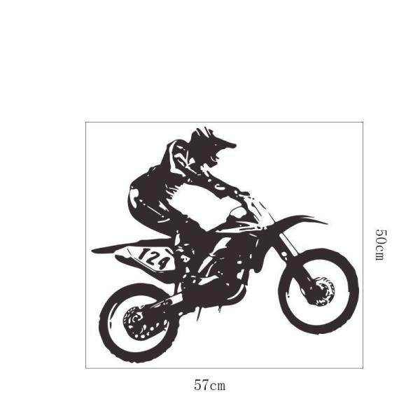 ウォールステッカー ウォールシール 壁紙ステッカー 壁紙シール バイク オートバイ 男性 Pvc おしゃれ インテリア 模様替え 雰囲気替え シンプル Zak 37257 おとりよせ Com 通販 Yahoo ショッピング