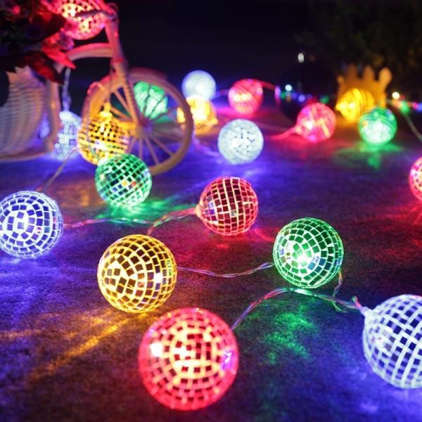 イルミネーション ライト Led 室内装飾 ハロウィン クリスマス イベント パーティー 電池 ミラーボール 照明 電球色 暖光色 カラフル 飾り 飾 Zak 1 おとりよせ Com 通販 Yahoo ショッピング