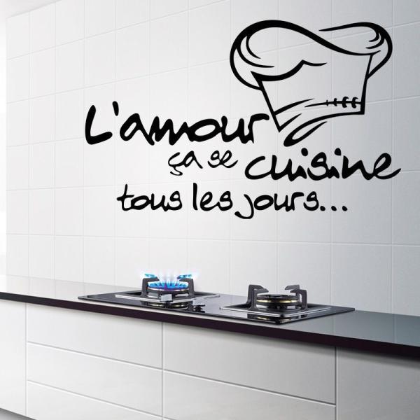 ウォールステッカー 壁紙シール 取り外し可能 転写式 防水 フランス語 コック 帽子 文字 シンプル 面白い キッチン リビング お店 模様替え パー Zak おとりよせ Com 通販 Yahoo ショッピング